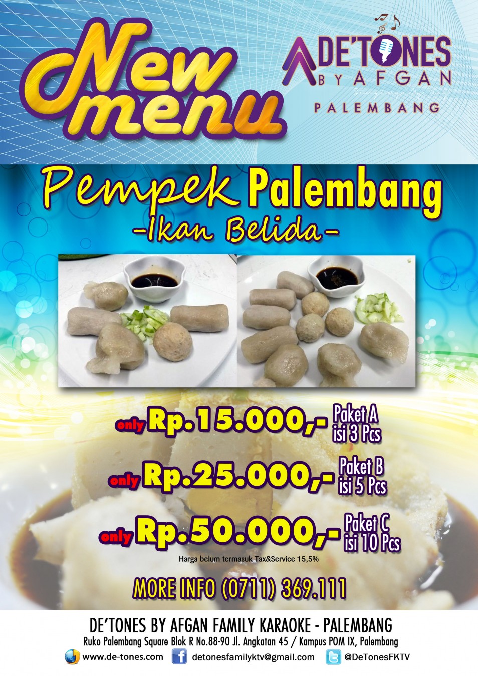 NEW MENU : Makanan Khas Palembang