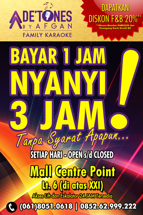 BAYAR 1 JAM NYANYI 3 JAM !!