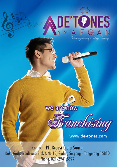 Peluang Usaha Karaoke, De’Tones By Afgan, We Are Now Franchising