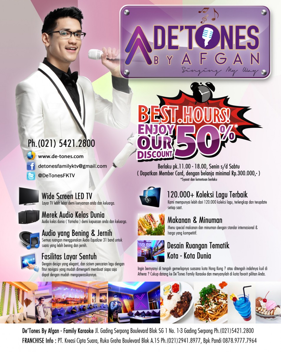 De’Tones By Afgan – Promo Karaoke